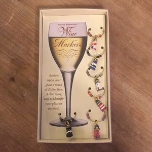 Lighthouse wine markers/wine charms